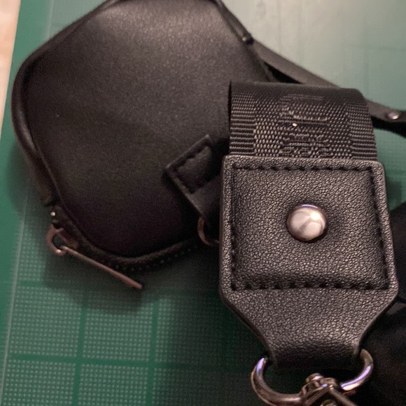 Madden Girl Black Nylon Bowling Bag - Picture 6 of 10